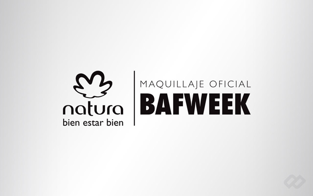 Diseño de marca para Natura en Bafweek, Semana de la Moda en Buenos Aires.
